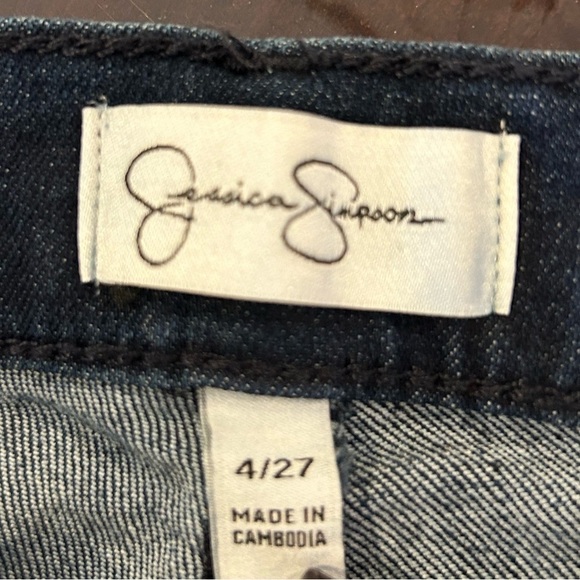 Bag006. NWT Jessica Simpson Mid-Rise boot cut soft stretch denim blue jeans 4 - Picture 5 of 5